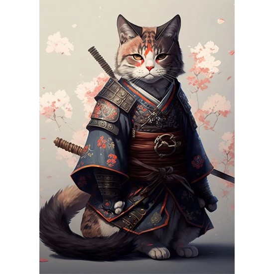 LAST DAY 80% OFF-Samurai Cat