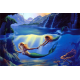 LAST DAY 80% OFF-Mermaid Oil-Silk Art Poster