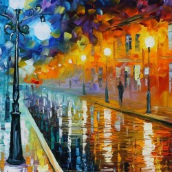 LAST DAY 80% OFF-Leonid Afremov Blue Lights