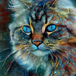 LAST DAY 80% OFF-Blue eye cat