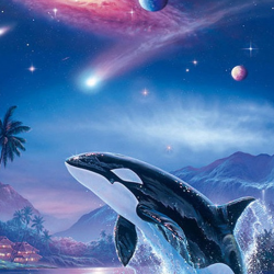 LAST DAY 80% OFF-Whale Planet Aurora