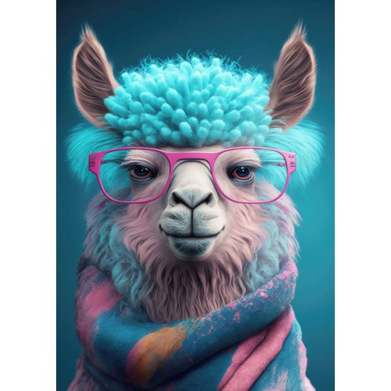 LAST DAY 80% OFF-Cute Llama Art