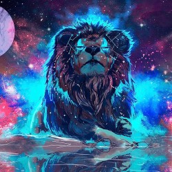 LAST DAY 80% OFF-Lion Galaxy