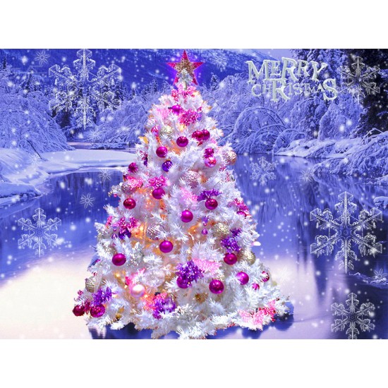 LAST DAY 80% OFF-Christmas Tree Flowers Animated