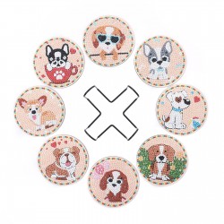 LAST DAY 80% OFF-DIY Animal D Diamond Painting Coasters