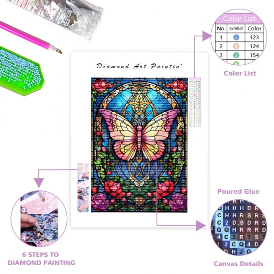 LAST DAY 80% OFF-Pink Butterfly