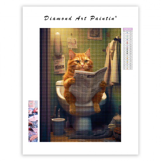 LAST DAY 80% OFF-Fat Cat Toilet Newspaper