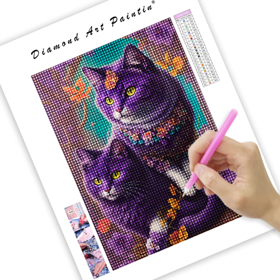 LAST DAY 80% OFF-Purple noble Cat