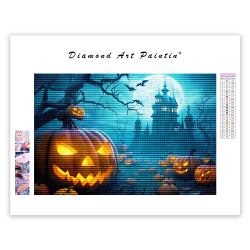 LAST DAY 80% OFF-Halloween pumpkin in the dark autumn forest