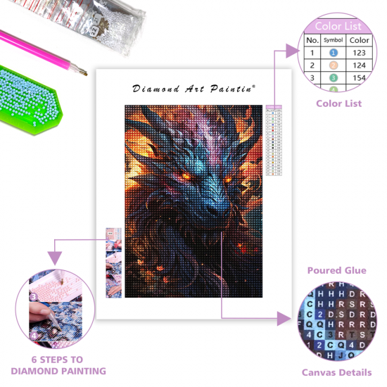 LAST DAY 80% OFF-Abstract neon light dragon