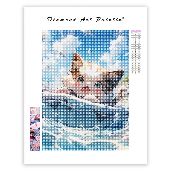 LAST DAY 80% OFF-Cute cat on the ocean