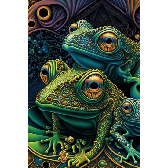 LAST DAY 80% OFF-Happy Frogs Tapestry