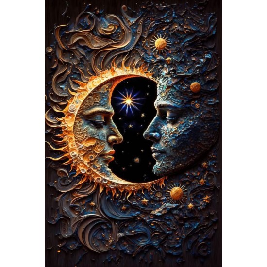 LAST DAY 80% OFF-Celestial Harmony Sun And Moon Solar