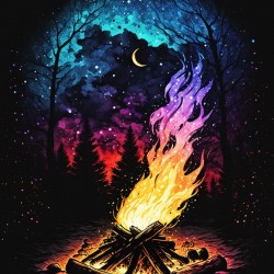 LAST DAY 80% OFF-Nice galaxy campfire