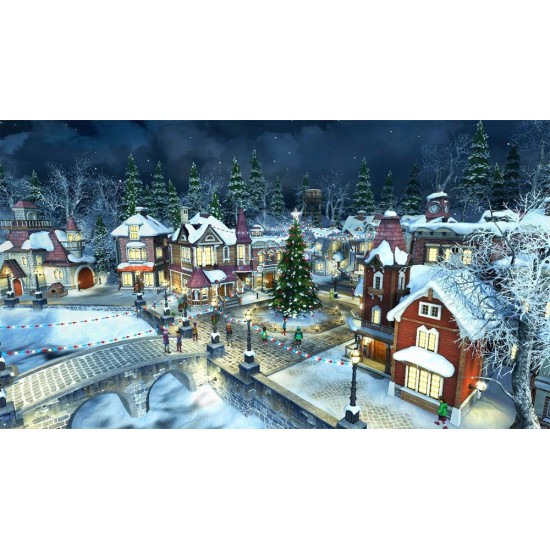 LAST DAY 80% OFF-Snow scene in village