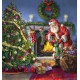 LAST DAY 80% OFF-Santa at tree with present Large