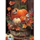 LAST DAY 80% OFF-Autumn Pumpkin Bird Leaves