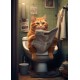 LAST DAY 80% OFF-Fat Cat Toilet Newspaper