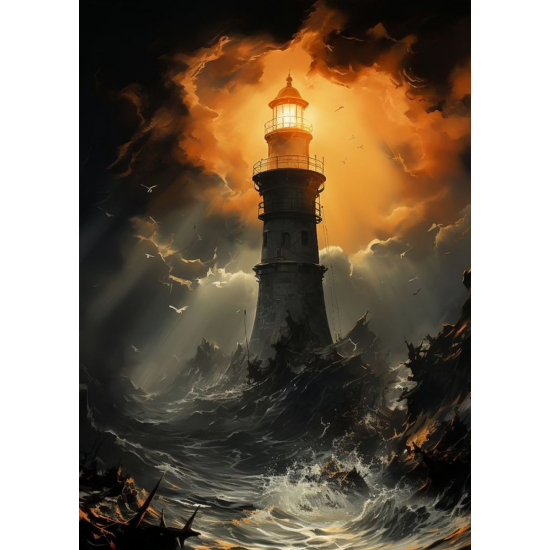 LAST DAY 80% OFF-A lighthouse in the storm