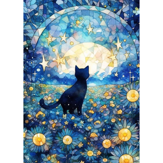 LAST DAY 80% OFF-Starry Sky And Cat