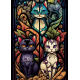 LAST DAY 80% OFF-Glass Painting Cat