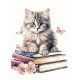 LAST DAY 80% OFF-Cute Cats Clipart With Books