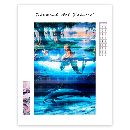 LAST DAY 80% OFF-Wyland Mermaid Art