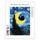 LAST DAY 80% OFF-Black Cat On Starry Night