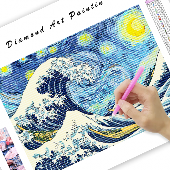 LAST DAY 80% OFF-Starry night great wave