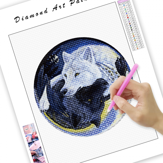 LAST DAY 80% OFF-Black And White Wolf