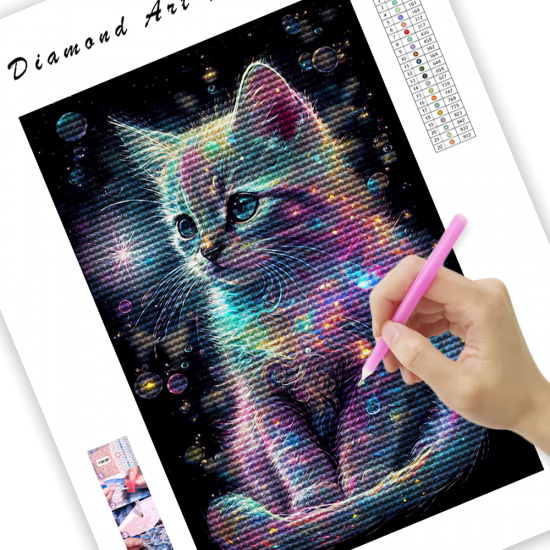 LAST DAY 80% OFF-Psychedelic Kitty Cat