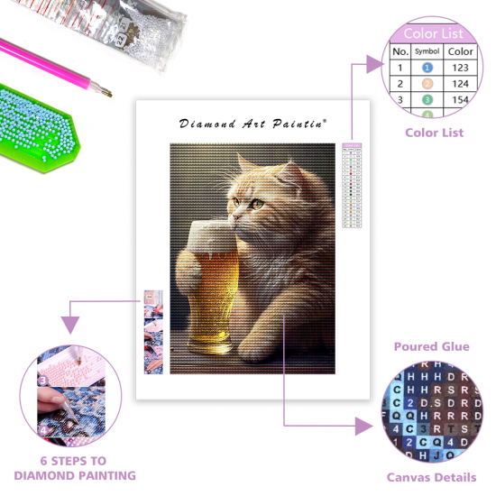 LAST DAY 80% OFF-Majestic cat drinking beer