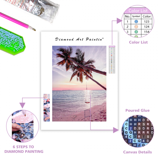 LAST DAY 80% OFF-palm tree beach